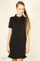 Платье с планкой "поло" и декором Артикул:1047 Платье с планкой "поло" и декором Артикул:1047