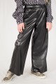 Брюки широкие из эко-кожи Артикул:4061