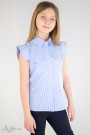 Блузка с клапанами и прямоуголными "крылышками" Артикул:5114