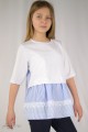 Джемпер-рубашка с коротким рукавом Артикул:6053