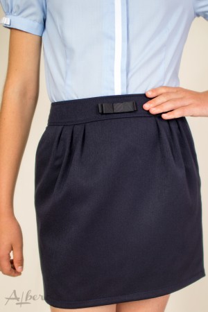 Юбка с репсовым бантом на кокетке Артикул:3003