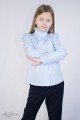Блуза с квадратной кокеткой Артикул:5070-B