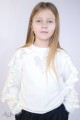 Джемпер со стразами "бант" Артикул:6032