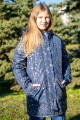 Куртка зимняя золотистые снежинки Артикул:7041