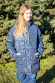 Куртка зимняя серебристые снежинки Артикул:7042