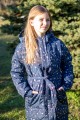 Куртка зимняя серебристые снежинки Артикул:7042