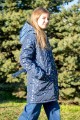 Куртка зимняя серебристые снежинки Артикул:7042