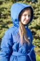 Куртка зимняя синяя оттенок "элеткрик" Артикул:7043